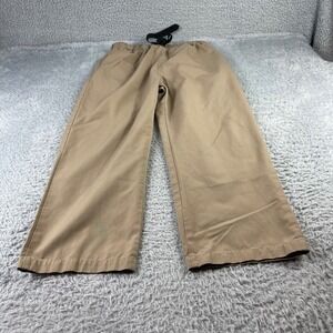 Aviator Clothing Company Tan Scrub Pants Mens Medium Elastic Belted Khaki Brown